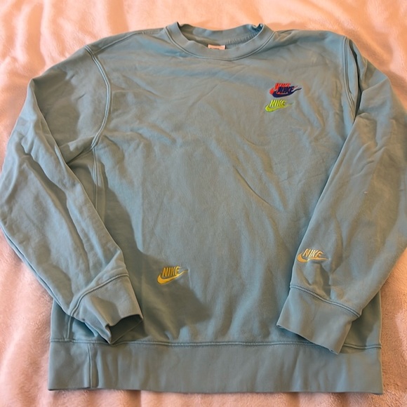 Nike Other - Nike teal blue crewneck sweatshirt.  Men’s M.